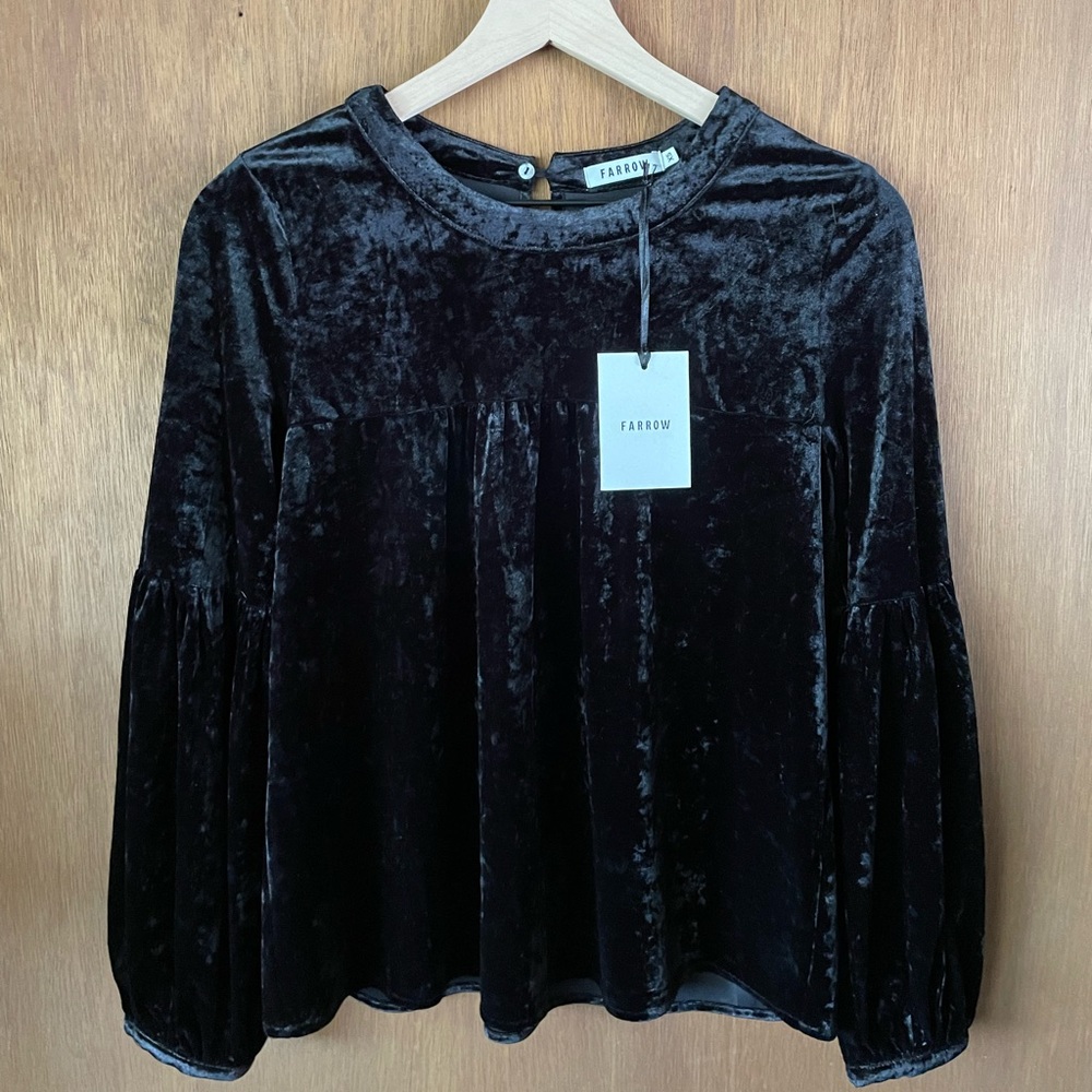 Need Supply Farrow Velvet Top